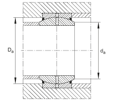 關節(jié)軸承 GE160-DO, 根據(jù) DIN ISO 12 240-1 標準，需維護