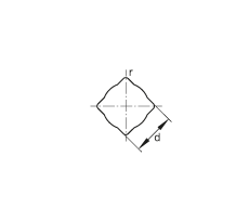 調(diào)心深溝球軸承 VKE38-211-KTT-B-GA47/70-AH01, 球面外圈，帶方孔內(nèi)圈，兩側 T 型密封