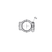 液壓桿端軸承 GIHRK100-DO, 根據(jù) DIN ISO 12 240-4 標(biāo)準(zhǔn)，帶右旋螺紋夾緊裝置，需維護(hù)