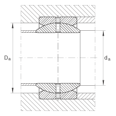 關節(jié)軸承 GE69-ZO, 根據 DIN ISO 12 240-1 標準，英制尺寸，需維護